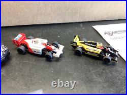 NICE 1995 TOMY #9876 HO SCALE AFX SUPER G GIANT RACEWAY SLOT CAR TRACK With4 CARS