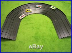 NMINT AURORA AFX Daytona 4 Lane Curve T Jet Slot Car Race Track Set