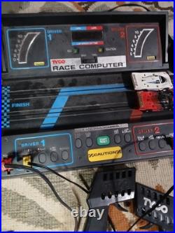 NOT WORKING Tyco 1989 Computer Racing 500 Instructions, Remotes, Cars, Cables