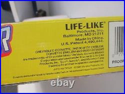 New 1996 Life Like Ho Scale Electric Slot Car Gravity Blaster Racetrack Sealed