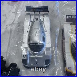 New AFX Aurora TOMY 4 Way Split 4 Lane HO Slot Car Track WITH CARS Open Box Read