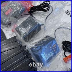 New AFX Aurora TOMY 4 Way Split 4 Lane HO Slot Car Track WITH CARS Open Box Read