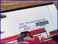 New AFX TERMINAL TRACK DUAL POWER PACK Part 8998 Tomy slot car racing