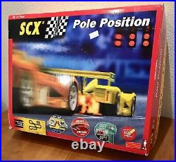 New! TecniToys SCX Pole Position RC 132 Race Track Car Set Hand Throttle Speed