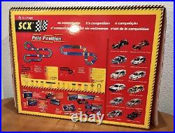 New! TecniToys SCX Pole Position RC 132 Race Track Car Set Hand Throttle Speed