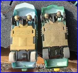 Nice COMPLETE 1972 Vintage Tyco Pro 8114 Set Funny Cars Slot Cars Pro Racing