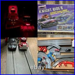Nice Vintage Ideal Knight Rider Cutoff Challenge Race Set Ho Scale Slot Car Set