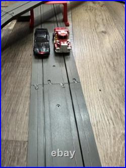 Nice Vintage Ideal Knight Rider Cutoff Challenge Race Set Ho Scale Slot Car Set