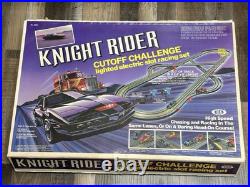 Nice Vintage Ideal Knight Rider Cutoff Challenge Race Set Ho Scale Slot Car Set