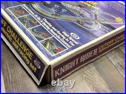 Nice Vintage Ideal Knight Rider Cutoff Challenge Race Set Ho Scale Slot Car Set
