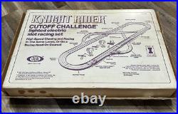 Nice Vintage Ideal Knight Rider Cutoff Challenge Race Set Ho Scale Slot Car Set