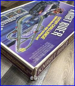 Nice Vintage Ideal Knight Rider Cutoff Challenge Race Set Ho Scale Slot Car Set