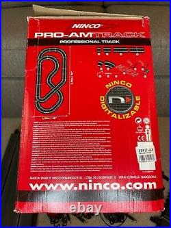 Ninco Pro Am Professional Digitalizable 132 Slot Car Track System Set COMPLETE