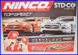 Ninco Top Speed STD. CO Slot Car Track & Cars WithExtras