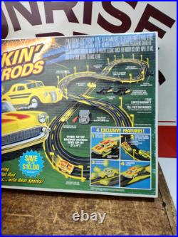 Nos Original 1992 TYCO Sparkin' Hot Rods Racing Track Slot Cars Sealed Box