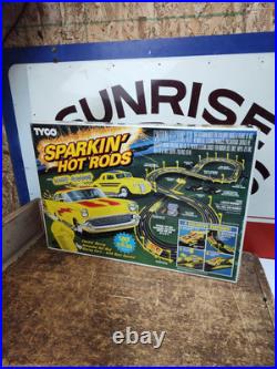 Nos Original 1992 TYCO Sparkin' Hot Rods Racing Track Slot Cars Sealed Box