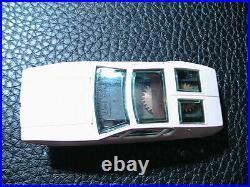 ORIGINAL Aurora Model Motoring HO SCALE #1400 MANGUSTA MONGOOSE WHITE Color