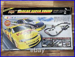 Open Box Vintage 1998 TYCO NASCAR SUPER SOUND Electric Slot Car Race Track Set