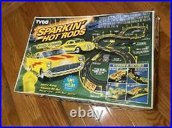 Original 1992 TYCO Sparkin' Hot Rods 6218 Electric Racing Track Complete WORKING