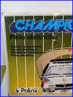 Polistil Champion Electric Slot Racing Tracks 2 Cars Rally Super 30230 Italy