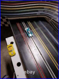 Professor Motor Commercial Slot car track 1/24th scale with stand cars lap timer