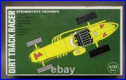 RARE Strombecker #8516 DIRT TRACK RACER boxed 124 COMPLETE slot car kit s1