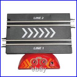 RaceXCale Mega Loop Racer 143 Slot Car Track Set Magnetic Cars Dual-Speed