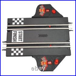 RaceXCale Mega Loop Racer 143 Slot Car Track Set Magnetic Cars Dual-Speed
