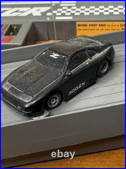 Rare 1991 TYCO Race Track Set TCR 300zx Challenge 1 Slot Car Black Nissan As Is