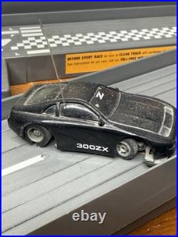 Rare 1991 TYCO Race Track Set TCR 300zx Challenge 1 Slot Car Black Nissan As Is