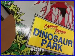 Rare 1993 Marchon MR-1 Dinosaur Park Electric Race Track Jurassic Park Slot Car