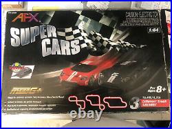 Rare AFX FORD GT HERITAGE #1 & #2 Slot Cars + Track Racing 164 Mega G+ HO Scale