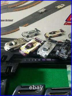 Rare G-Plus AFX Four Way Split Track HO Scale Slotcar Racetrack Set complete