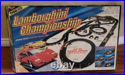 Rare Tyco Lamborghini Championship Slot Car Racing Set Magnum 440-X2 Race Track