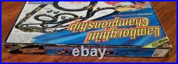 Rare Tyco Lamborghini Championship Slot Car Racing Set Magnum 440-X2 Race Track