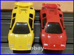 Rare Tyco Lamborghini Championship Slot Car Racing Set Magnum 440-X2 Race Track