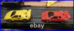 Rare Tyco Lamborghini Championship Slot Car Racing Set Magnum 440-X2 Race Track