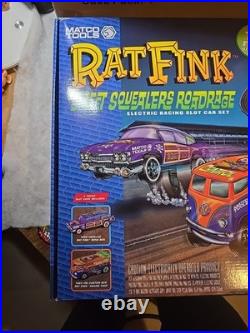 Rat Fink Matco Tools Street Squealers Roadrage RARE Slot Car Track NEW SEALED