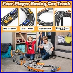 Realistic Racing Track Set for Boys