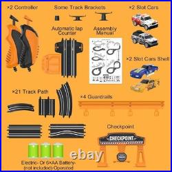 Realistic Racing Track Set for Boys