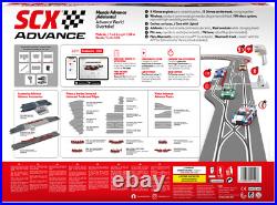 SCX 1/32 Scale ADVANCE 2.0 GT Touring Series wireless race set with lights