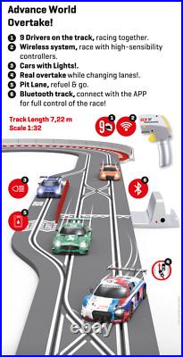 SCX 1/32 Scale ADVANCE 2.0 Touring Series Slot Car Set with lights! E10539