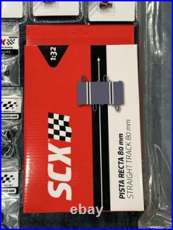 SCX 1/32 combo Car, Mercedes wheels/tires x2, Guides x3, 80 mm track, v-3 a. R. S