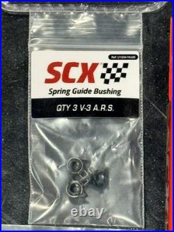 SCX 1/32 combo Car, Mercedes wheels/tires x2, Guides x3, 80 mm track, v-3 a. R. S