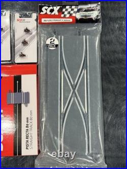 SCX 1/32 combo Car, Mercedes wheels/tires x2, Guides x3, 80 mm track, v-3 a. R. S