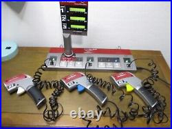 SCX Digital Slot Car Track Pit Box Set Section Track 3 Controllers 1/32 Scale