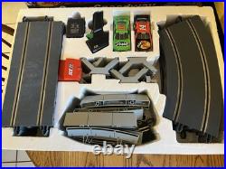 SCX Nascar Super Speedway 132 Slot Car Set Danica Patrick Tony Stewart Bass Pro