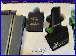 SCX Nascar Super Speedway 132 Slot Car Set Danica Patrick Tony Stewart Bass Pro