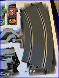 SCX Nascar Super Speedway 132 Slot Car Set Danica Patrick Tony Stewart Bass Pro