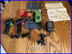 SCX Nascar Super Speedway 132 Slot Car Set Danica Patrick Tony Stewart Bass Pro